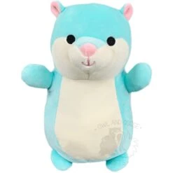 Squishmallow 10 Inch Hobart The Hamster Hug Mees Plush Toy