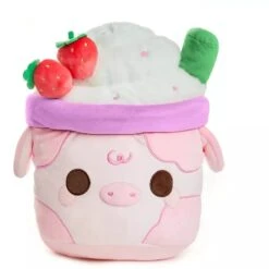 Cuddle Barn 11 Inch Strawberry Mooshake Kawaii Plush Toy