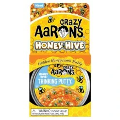 Crazy Aarons Honey Hive Full Size 4 Inch Thinking Putty Tin
