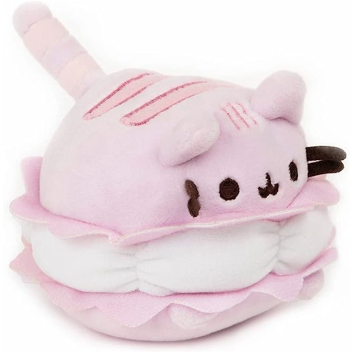 Pusheen 4 Inch Pink Macaron Cookie Plush Toy 4 Pusheen 4 Inch Pink Macaron Cookie Plush Toy - Image 2