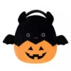 Squishmallow 12 Inch Emily The Bat In Pumpkin Halloween Plush Treat Pail -Snugpals Store 6143818