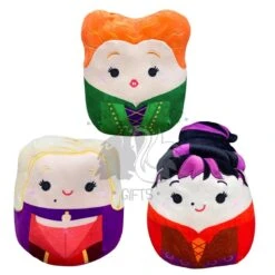 Squishmallow 8 Inch Hocus Pocus Set Of 3 - Winifred, Sarah, Mary