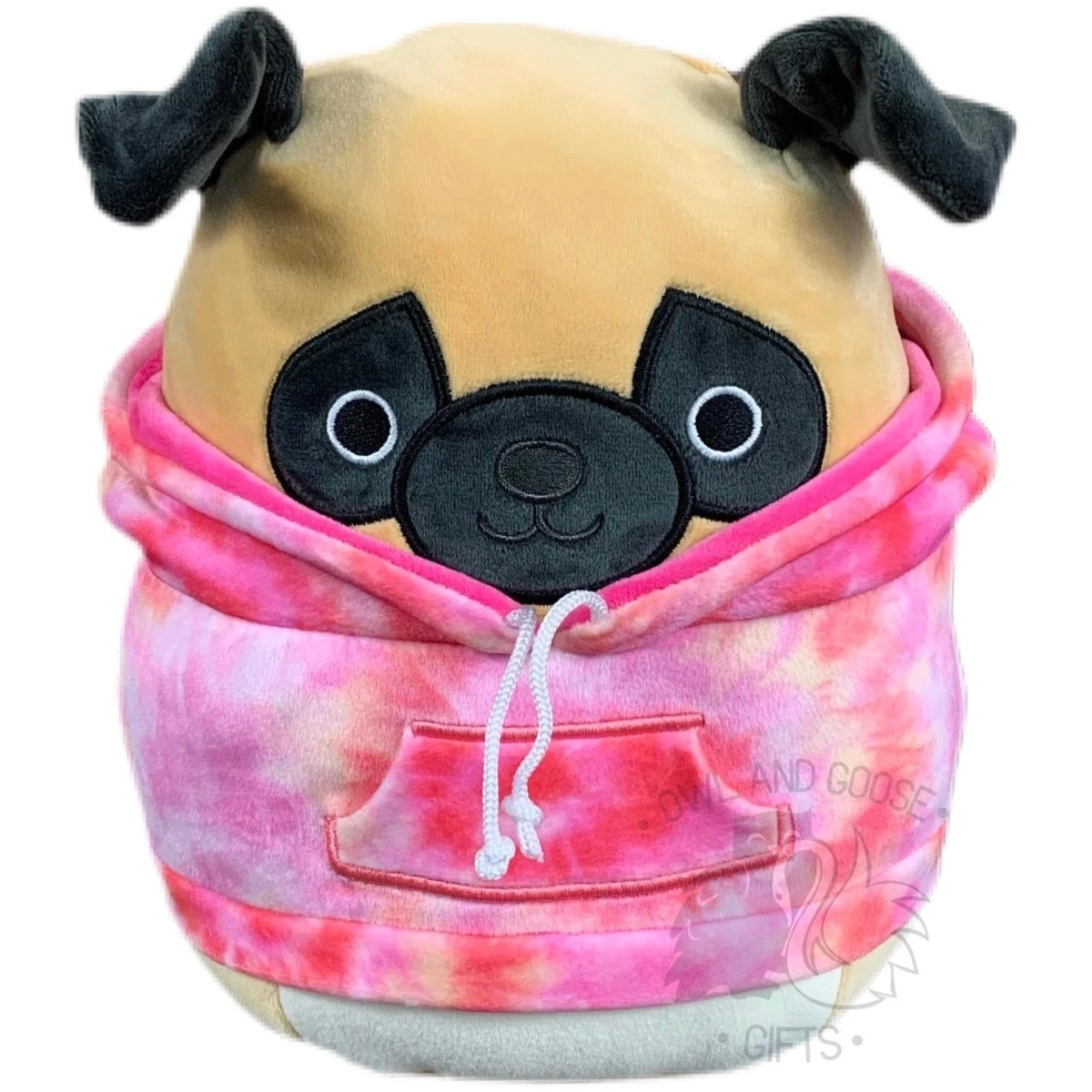 Squishmallow 8 Inch Prince The Pug Hoodie Squad Plush Toy 4 Squishmallow 8 Inch Prince The Pug Hoodie Squad Plush Toy - Image 2