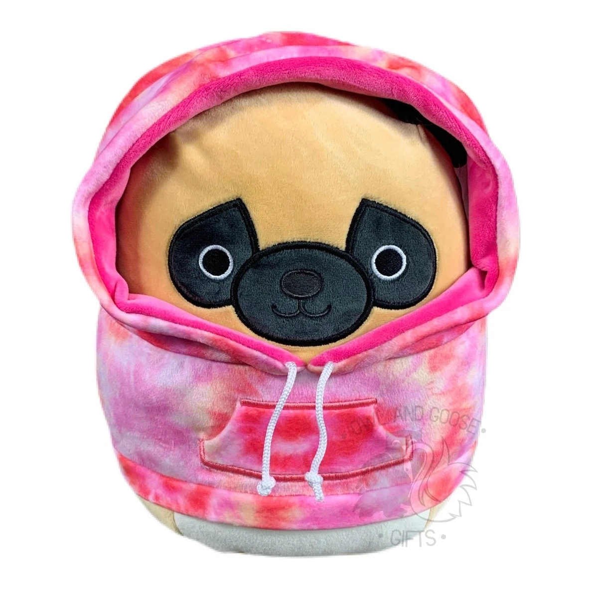 Squishmallow 8 Inch Prince The Pug Hoodie Squad Plush Toy 3 Squishmallow 8 Inch Prince The Pug Hoodie Squad Plush Toy