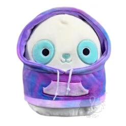 Squishmallow 8 Inch Sissy The Panda Hoodie Squad Plush Toy