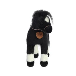 Breyer Showstoppers 13 Inch Black Appaloosa Horse Plush Toy -Snugpals Store bre apphor breyer showstoppers 13 inch black appaloosa horse plush toy 280999