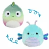 Squishmallow 12 Inch Denton The Chameleon And Heather The Dragonfly Flip-a-Mallows Plush Toy