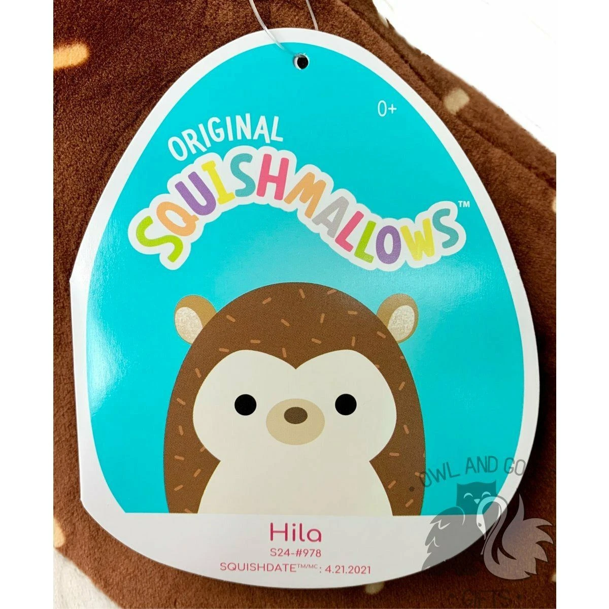 Squishmallow 24 Inch Hila The Hedgehog Plush Toy 4 Squishmallow 24 Inch Hila The Hedgehog Plush Toy - Image 2